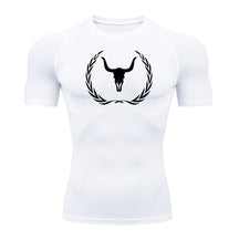 Camiseta Compressão Uv Manga Curta Estampa Da Roça Victory Crest Rash Guard