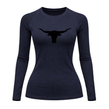Camiseta Compressão Uv Manga Longa Estampa Da Roça Marca Do Touro Alpha