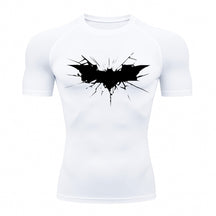 Camiseta Compressão Proteção Uv 50+ Manga Curta Batman Shadow Break Academia Rash Guard
