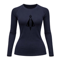 Camiseta Compressão Uv Manga Longa Estampa Da Roça Proteção Da Nossa Senhora