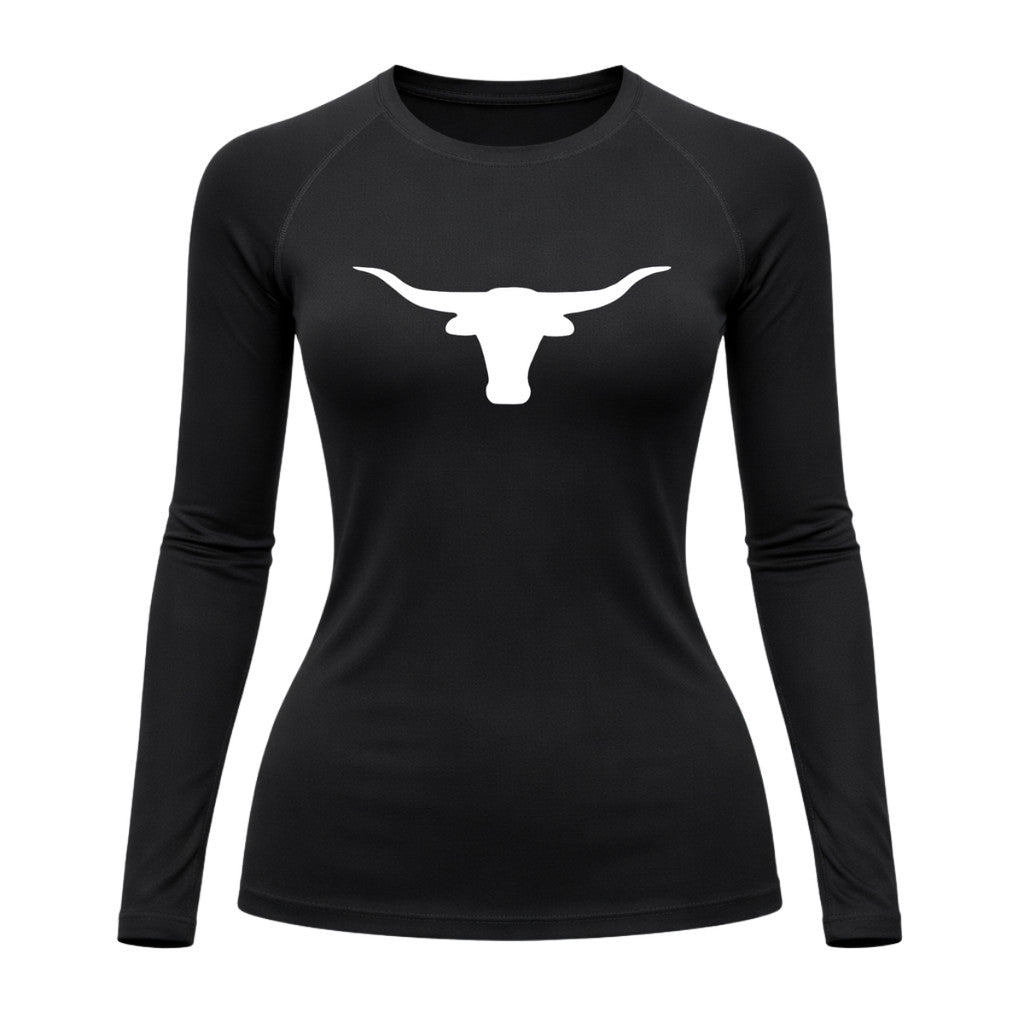 Camiseta Compressão Uv Manga Longa Estampa Da Roça Marca Do Touro Alpha