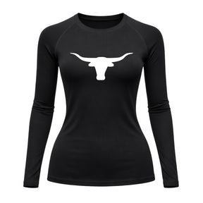 Camiseta Compressão Uv Manga Longa Estampa Da Roça Marca Do Touro Alpha