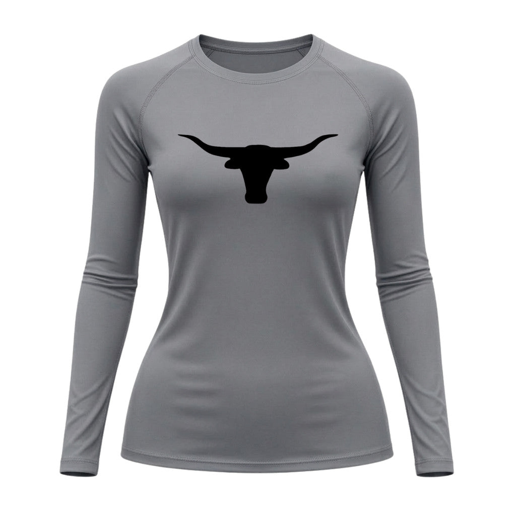 Camiseta Compressão Uv Manga Longa Estampa Da Roça Marca Do Touro Alpha