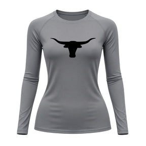 Camiseta Compressão Uv Manga Longa Estampa Da Roça Marca Do Touro Alpha