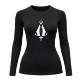 Camiseta Compressão Uv Manga Longa Estampa Da Roça Proteção Da Nossa Senhora
