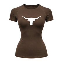 Camiseta Compressão Uv Manga Curta Estampa Da Roça Marca Do Touro Alpha