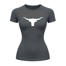 Camiseta Compressão Uv Manga Curta Estampa Da Roça Marca Do Touro Alpha
