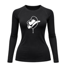 Camiseta Compressão Uv Manga Longa Estampa Da Roça Cowboy Sagrado