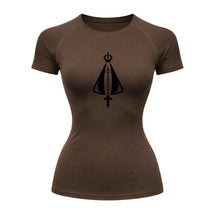 Camiseta Compressão Uv Manga Curta Estampa Da Roça Proteção Da Nossa Senhora