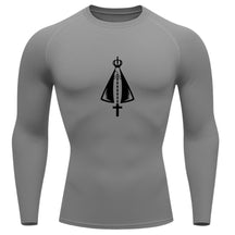 Camiseta Compressão Uv Manga Longa Estampa Da Roça Proteção Da Santa Rash Guard