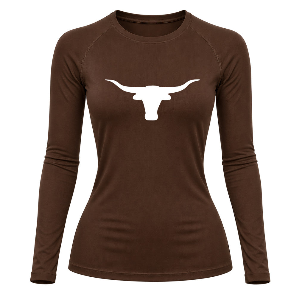 Camiseta Compressão Uv Manga Longa Estampa Da Roça Marca Do Touro Alpha