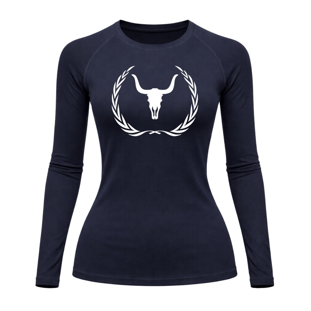Camiseta Compressão Uv Manga Longa Estampa Da Roça Victory Crest