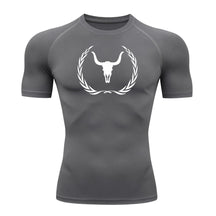 Camiseta Compressão Uv Manga Curta Estampa Da Roça Victory Crest Rash Guard