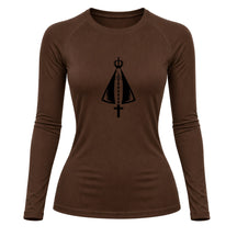 Camiseta Compressão Uv Manga Longa Estampa Da Roça Proteção Da Nossa Senhora