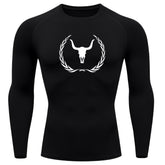 Camiseta Compressão Uv Manga Longa Estampa Da Roça Victory Crest Rash Guard