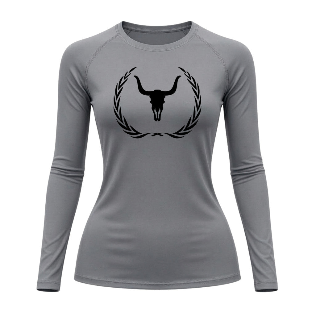 Camiseta Compressão Uv Manga Longa Estampa Da Roça Victory Crest