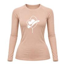 Camiseta Compressão Uv Manga Longa Estampa Da Roça Cowboy Sagrado