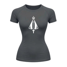 Camiseta Compressão Uv Manga Curta Estampa Da Roça Proteção Da Nossa Senhora