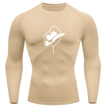 Camiseta Compressão Uv Manga Longa Estampa Da Roça Cowboy Sagrado Rash Guard