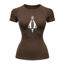Camiseta Compressão Uv Manga Curta Estampa Da Roça Proteção Da Nossa Senhora