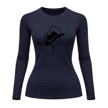 Camiseta Compressão Uv Manga Longa Estampa Da Roça Cowboy Sagrado