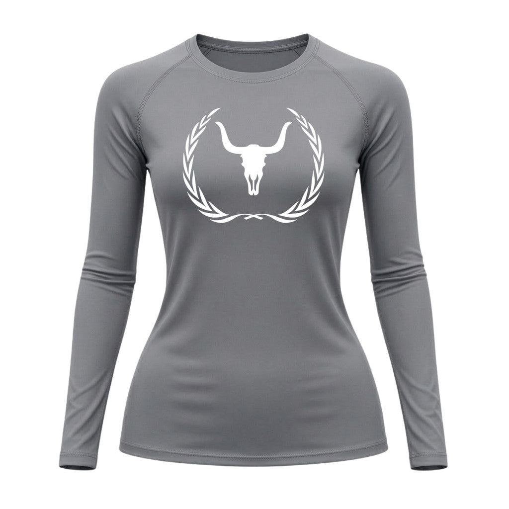 Camiseta Compressão Uv Manga Longa Estampa Da Roça Victory Crest