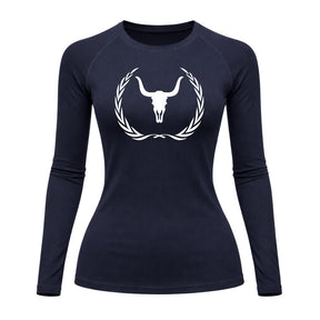 Camiseta Compressão Uv Manga Longa Estampa Da Roça Victory Crest