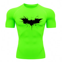 Camiseta Compressão Proteção Uv 50+ Manga Curta Batman Shadow Break Academia Rash Guard