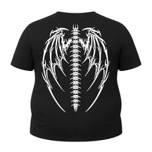 Camiseta Plus Size Proteção Uv Manga Curta Cyber Tribal Asas 01 Rash Guard