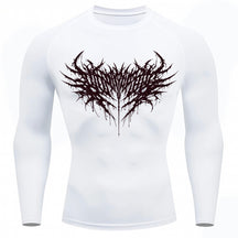 Camiseta Compressão Uv Manga Longa Cyber Tribal Night Reaper Oblivion Rash Guard
