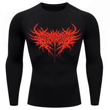 Camiseta Compressão Uv Manga Longa Cyber Tribal Night Reaper Oblivion Rash Guard