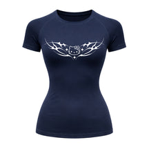 Camiseta Compressão Uv Manga Curta Cyber Tribal Angel Hello Kitty Rash Guard