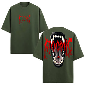 Camiseta Oversized Premium 20.1 Atoomic Predator Instinct Camisa Unissex