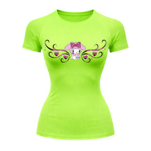 Camiseta Compressão Uv Manga Curta Cyber Tribal My Melody Hello Kitty Rash Guard