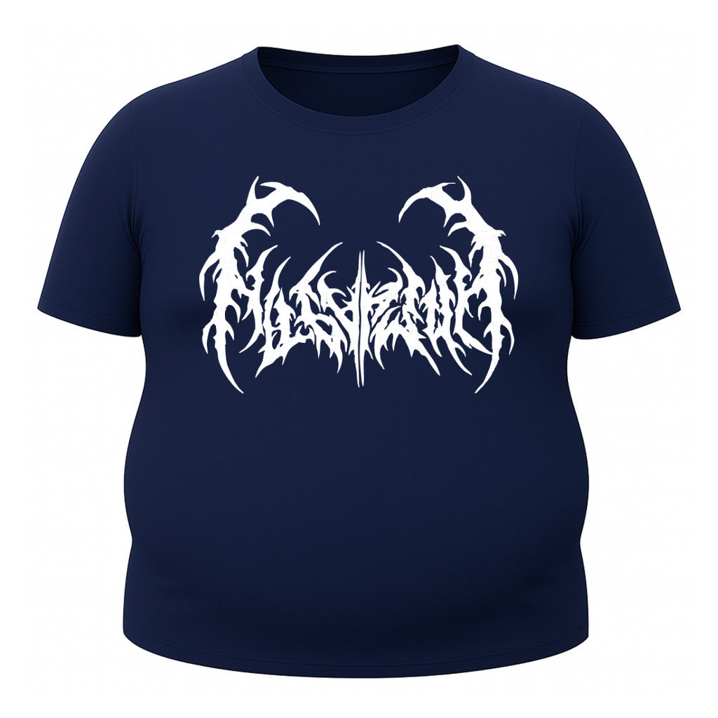 Camiseta Plus Size Proteção Uv Manga Curta Cyber Tribal Dark Metal Rash Guard