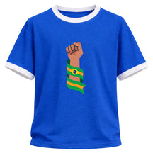 Camiseta Algodão Manga Curta Punho Brasileiro Varias Cores