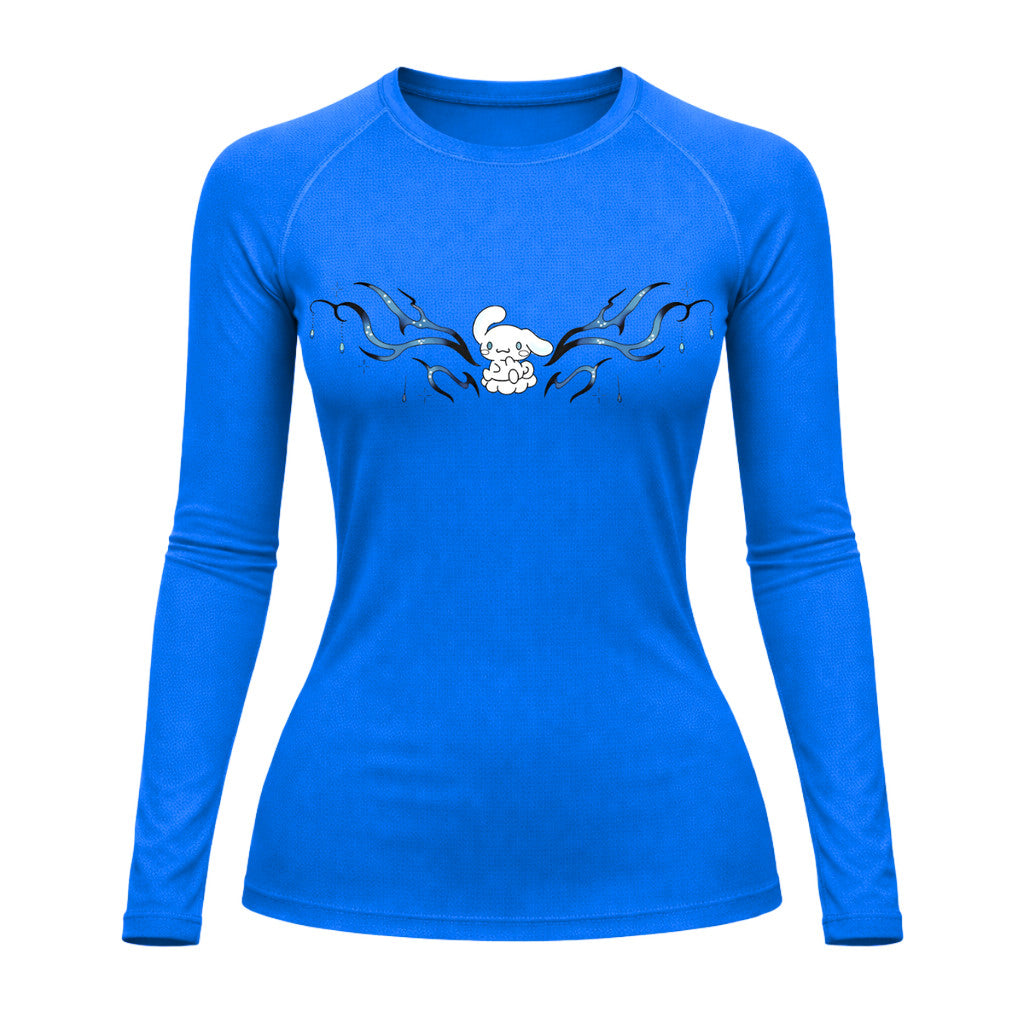Camiseta Compressão Uv Manga Longa Cyber Tribal Cinnamoroll Hello Kitty Rash Guard
