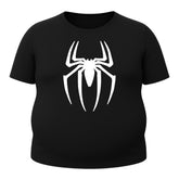 Camiseta Plus Size Proteção Uv Manga Curta Spider Man Rash Guard