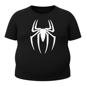 Camiseta Plus Size Proteção Uv Manga Curta Spider Man Rash Guard