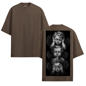 Camiseta Oversized Premium 20.1 Atoomic Angels Of Silence Camisa Unissex