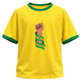 Camiseta Algodão Manga Curta Punho Brasileiro Varias Cores