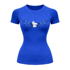 Camiseta Compressão Uv Manga Curta Cyber Tribal Cinnamoroll Hello Kitty Rash Guard