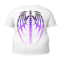 Camiseta Plus Size Proteção Uv Manga Curta Cyber Tribal Asas 01 Rash Guard