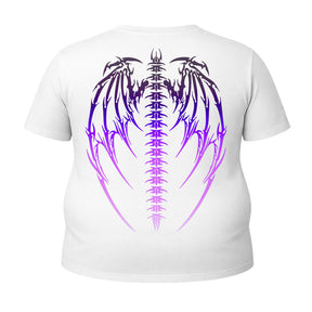 Camiseta Plus Size Proteção Uv Manga Curta Cyber Tribal Asas 01 Rash Guard