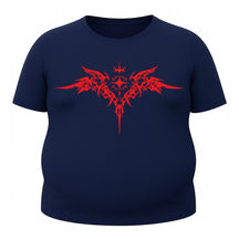 Camiseta Plus Size Proteção Uv Tecido Gelado Manga Curta Cyber Tribal Asas 03
