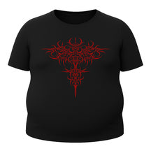Camiseta Plus Size Uv 50+ Manga Curta Cyber Tribal Savage Emblem Rash Guard