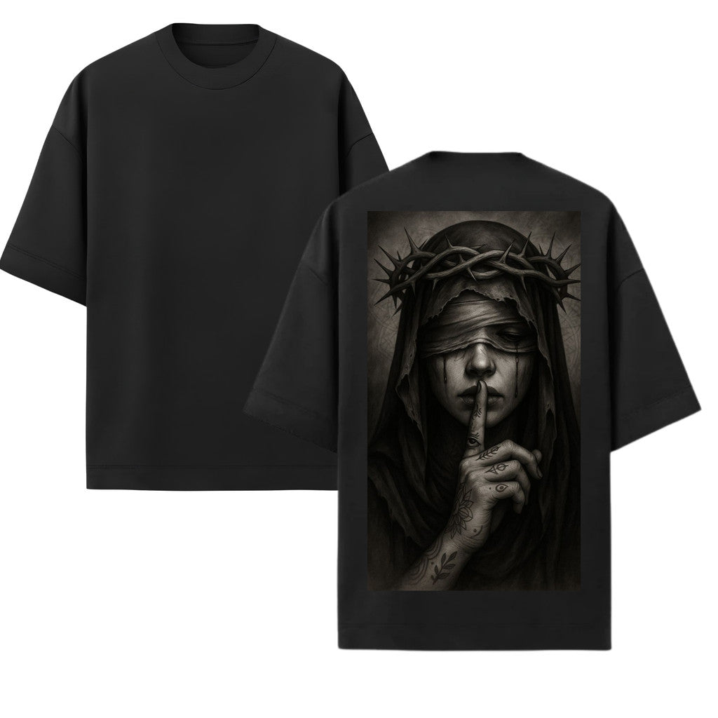 Camiseta Oversized Premium 20.1 Atoomic Blind Faith Camisa Unissex