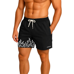 Bermuda Fogo Shorts Elastano Fire Premium Mauricinho Tecido Leve Bermuda Para Treinar Gang