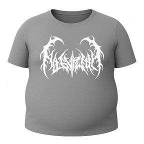 Camiseta Plus Size Proteção Uv Manga Curta Cyber Tribal Dark Metal Rash Guard