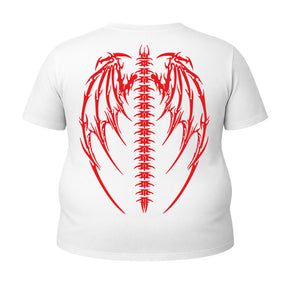 Camiseta Plus Size Proteção Uv Manga Curta Cyber Tribal Asas 01 Rash Guard